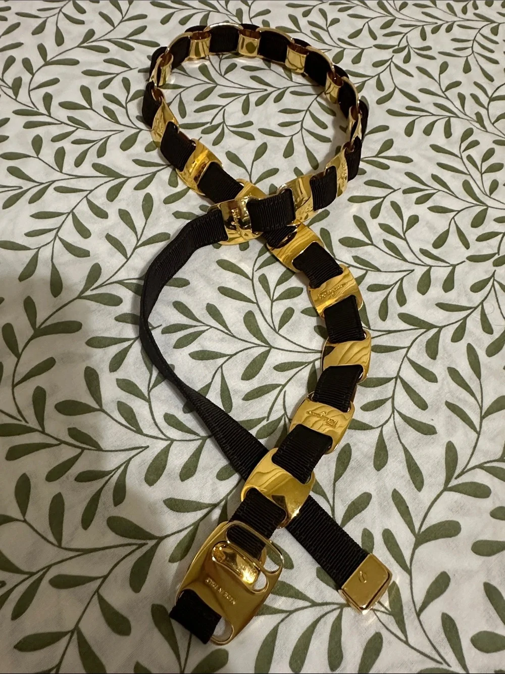 Salvatore Ferragamo elegant gold